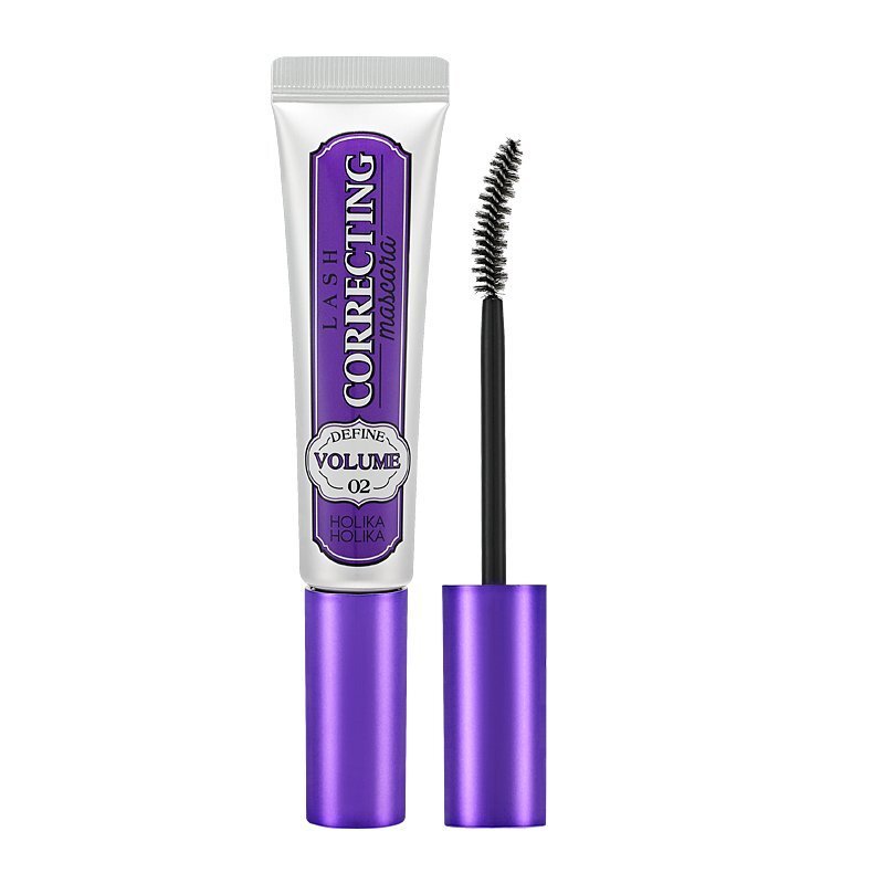 Holika Holika Lash Correcting Mascara 02 Define Volume – blakstienų tušas su akių makiažo valikliu